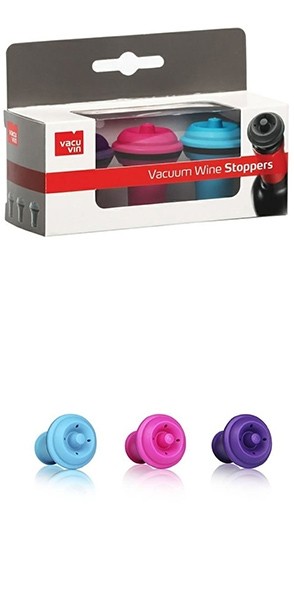 Vacu Vin Wine Saver Stoppers Set of 3 