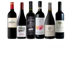 A mixed case of luxury red wines