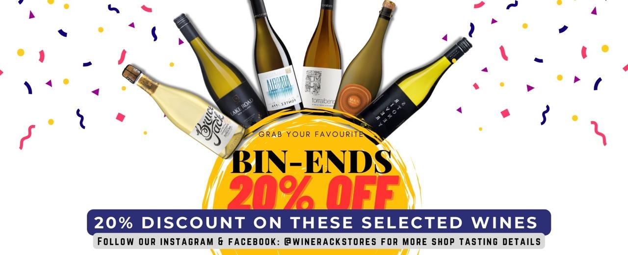 Bin End's - 20% Discount on these selected wines  title=